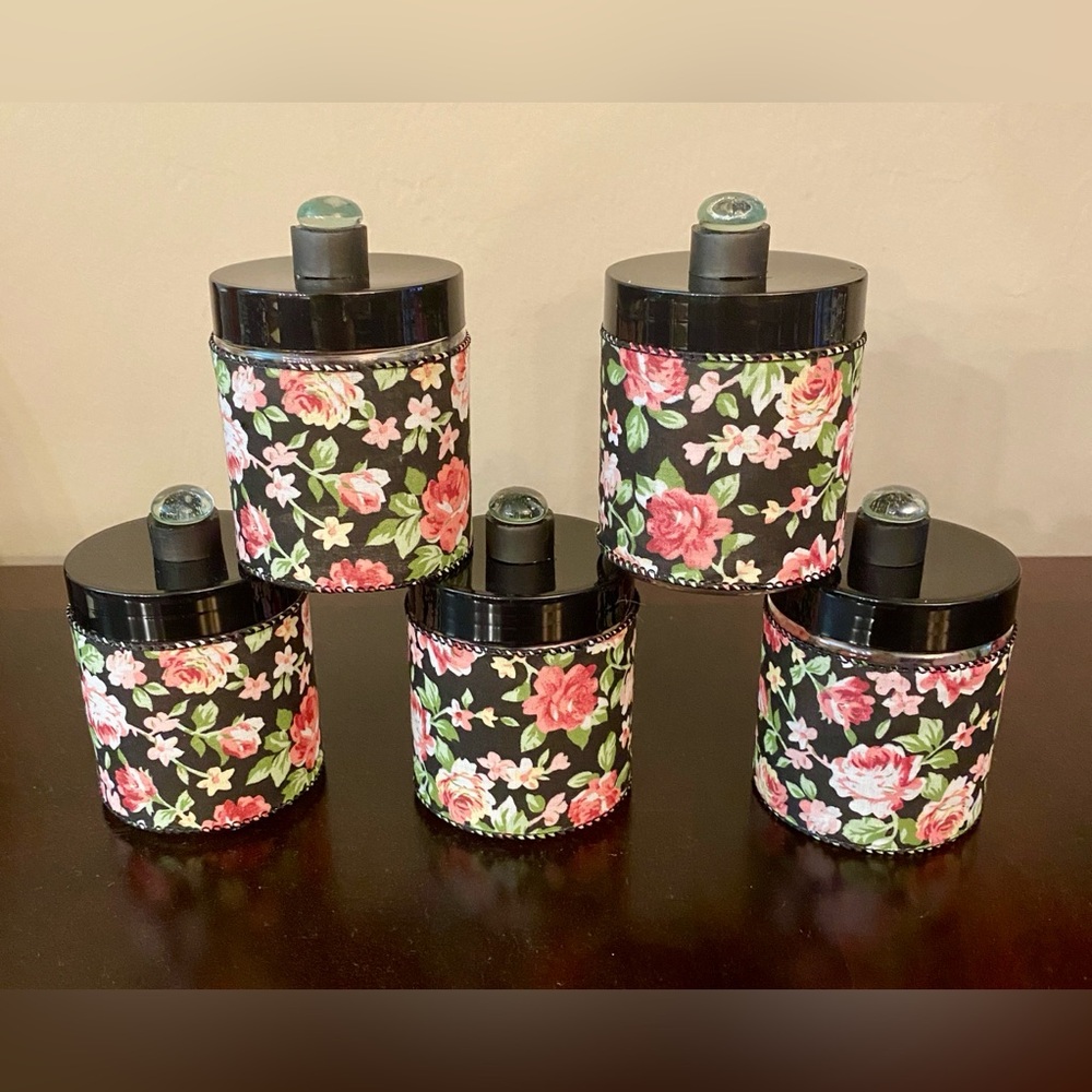 Sets of 5 Handcrafted Plastic Canister Set - Picture 4 of 4